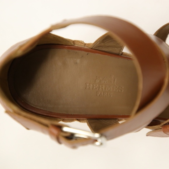 Hermes Celeste Wedge Sandal - Picture 8 of 8